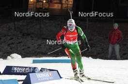 01.12.2012, Oestersund, Sweden (SWE): Darya Domracheva (BLR), Fischer, Rottefella, Leki - IBU world cup biathlon, sprint women, Oestersund (SWE). www.nordicfocus.com. © Manzoni/NordicFocus. Every downloaded picture is fee-liable.