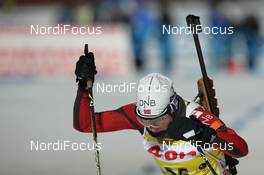 01.12.2012, Oestersund, Sweden (SWE): Tora Berger (NOR), Fischer, Rottefella, Odlo - IBU world cup biathlon, sprint women, Oestersund (SWE). www.nordicfocus.com. © Manzoni/NordicFocus. Every downloaded picture is fee-liable.