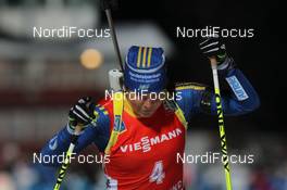 01.12.2012, Oestersund, Sweden (SWE): Anna-Karin Stroemstedt (SWE), Rossignol, Rottefella, OneWay, adidas - IBU world cup biathlon, sprint women, Oestersund (SWE). www.nordicfocus.com. © Manzoni/NordicFocus. Every downloaded picture is fee-liable.