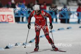 01.12.2012, Oestersund, Sweden (SWE): Synnoeve Solemdal (NOR), Madshus, Rottefella, Swix, ODLO - IBU world cup biathlon, sprint women, Oestersund (SWE). www.nordicfocus.com. © Manzoni/NordicFocus. Every downloaded picture is fee-liable.