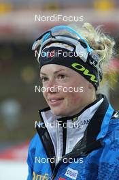 24.11.2012, Oestersund, Sweden (SWE): Marie Dorin (FRA), Rossignol, Rottefella, OneWay - IBU world cup biathlon, training, Oestersund (SWE). www.nordicfocus.com. © Manzoni/NordicFocus. Every downloaded picture is fee-liable.