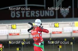 23.11.2012, Oestersund, Sweden (SWE): Darya Domracheva (BLR), Fischer, Rottefella, Leki - IBU world cup biathlon, training, Oestersund (SWE). www.nordicfocus.com. © Manzoni/NordicFocus. Every downloaded picture is fee-liable.