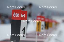08.12.2012, Hochfilzen, Austria (AUT): Feature: Target Numbers - IBU world cup biathlon, pursuit women, Hochfilzen (AUT). www.nordicfocus.com. © Manzoni/NordicFocus. Every downloaded picture is fee-liable.