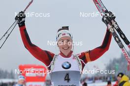 08.12.2012, Hochfilzen, Austria (AUT): Synnoeve Solemdal (NOR), Madshus, Rottefella, Swix, ODLO - IBU world cup biathlon, pursuit women, Hochfilzen (AUT). www.nordicfocus.com. © Manzoni/NordicFocus. Every downloaded picture is fee-liable.
