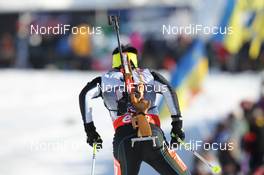 09.12.2012, Hochfilzen, Austria (AUT): Biathlon Feature: undefined athlete competes hard - IBU world cup biathlon, relay men, Hochfilzen (AUT). www.nordicfocus.com. © Manzoni/NordicFocus. Every downloaded picture is fee-liable.
