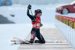 09.12.2012, Hochfilzen, Austria (AUT): Aita Gasparin (SUI), Rossignol, Rottefella, Leki, ODLO, CASCO - IBU world cup biathlon, relay women, Hochfilzen (AUT). www.nordicfocus.com. © Manzoni/NordicFocus. Every downloaded picture is fee-liable.