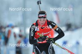 09.12.2012, Hochfilzen, Austria (AUT): Aita Gasparin (SUI), Rossignol, Rottefella, Leki, ODLO, CASCO - IBU world cup biathlon, relay women, Hochfilzen (AUT). www.nordicfocus.com. © Manzoni/NordicFocus. Every downloaded picture is fee-liable.