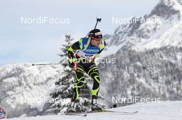 07.12.2012, Hochfilzen, Austria (AUT): Alexis Boeuf (FRA), Salomon, Swix, OneWay - IBU world cup biathlon, sprint men, Hochfilzen (AUT). www.nordicfocus.com. © Manzoni/NordicFocus. Every downloaded picture is fee-liable.