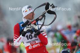 07.12.2012, Hochfilzen, Austria (AUT): Julian Eberhard (AUT), Atomic  - IBU world cup biathlon, sprint men, Hochfilzen (AUT). www.nordicfocus.com. © Manzoni/NordicFocus. Every downloaded picture is fee-liable.