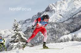 07.12.2012, Hochfilzen, Austria (AUT): Simon Eder (AUT), Fischer, Rottefella, Swix - IBU world cup biathlon, sprint men, Hochfilzen (AUT). www.nordicfocus.com. © Manzoni/NordicFocus. Every downloaded picture is fee-liable.