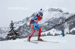 07.12.2012, Hochfilzen, Austria (AUT): Ekaterina Glazyrina (RUS), Fischer, Rottefella, Alpina, Swix, adidas - IBU world cup biathlon, sprint women, Hochfilzen (AUT). www.nordicfocus.com. © Manzoni/NordicFocus. Every downloaded picture is fee-liable.