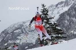 07.12.2012, Hochfilzen, Austria (AUT): Zina Kocher (CAN), Atomic, Leki, Odlo - IBU world cup biathlon, sprint women, Hochfilzen (AUT). www.nordicfocus.com. © Manzoni/NordicFocus. Every downloaded picture is fee-liable.