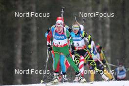 15.12.2012, Pokljuka, Slovenia (SLO): Nadezhda Skardino (BLR), Fischer, Rottefella - IBU world cup biathlon, pursuit women, Pokljuka (SLO). www.nordicfocus.com. © Manzoni/NordicFocus. Every downloaded picture is fee-liable.