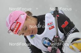14.12.2012, Pokljuka, Slovenia (SLO): Evi Sachenbacher (GER), Salomon, OneWay, adidas - IBU world cup biathlon, sprint women, Pokljuka (SLO). www.nordicfocus.com. © Manzoni/NordicFocus. Every downloaded picture is fee-liable.