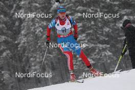 14.12.2012, Pokljuka, Slovenia (SLO): Ekaterina Glazyrina (RUS), Fischer, Rottefella, Alpina, Swix, adidas - IBU world cup biathlon, sprint women, Pokljuka (SLO). www.nordicfocus.com. © Manzoni/NordicFocus. Every downloaded picture is fee-liable.
