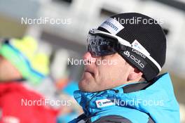 12.12.2012, Pokljuka, Slovenia (SLO): Joern Wollschlaeger (GER), coach Team Switzerland  - IBU world cup biathlon, training, Pokljuka (SLO). www.nordicfocus.com. © Manzoni/NordicFocus. Every downloaded picture is fee-liable.