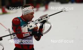 17.11.2012, Beitostoelen, Norway (NOR): Erlend Oevereng Bjoentegaard (NOR), Madshus, Swix, Alpina, Rottefella, Odlo  - Beitosprinten Biathlon, sprint men, Beitostoelen (NOR). www.nordicfocus.com. © Laiho/NordicFocus. Every downloaded picture is fee-liable.