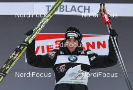 03.01.2012, Cortina-Toblach, Italy (ITA): current Sprint Leader Dario Cologna (SUI), Fischer, Rottefella, Alpina, Swix, Odlo  - FIS world cup cross-country, tour de ski, 5km men, Cortina-Toblach (ITA). www.nordicfocus.com. © Hemmersbach/NordicFocus. Every downloaded picture is fee-liable.