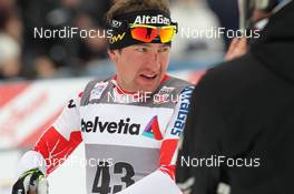 05.01.2012, Cortina-Toblach, Italy (ITA): Ivan Babikov (CAN), Salomon, One Way still marked by his accident in Oberstdorf - FIS world cup cross-country, tour de ski, pursuit men, Cortina-Toblach (ITA). www.nordicfocus.com. © Hemmersbach/NordicFocus. Every downloaded picture is fee-liable.