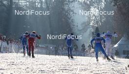 14.01.2012, Milano, Italy (ITA): feature: the final lane in Parco Sempione - FIS world cup cross-country, individual sprint, Milano (ITA). www.nordicfocus.com. © Hemmersbach/NordicFocus. Every downloaded picture is fee-liable.