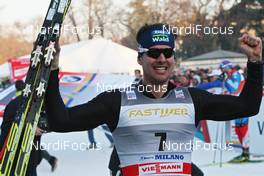 14.01.2012, Milano, Italy (ITA): 2nd Josef Wenzl (GER), Fischer, Rottefella, Leki, Adidas  - FIS world cup cross-country, individual sprint, Milano (ITA). www.nordicfocus.com. © Hemmersbach/NordicFocus. Every downloaded picture is fee-liable.