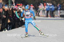 14.01.2012, Milano, Italy (ITA): Elisa Brocard (ITA), Fischer, Rottefella, One Way  - FIS world cup cross-country, individual sprint, Milano (ITA). www.nordicfocus.com. © Hemmersbach/NordicFocus. Every downloaded picture is fee-liable.