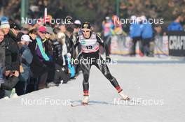 14.01.2012, Milano, Italy (ITA): Laurien van der Graaf (SUI), Odlo, One Way, Rossignol, Rottefella  - FIS world cup cross-country, individual sprint, Milano (ITA). www.nordicfocus.com. © Hemmersbach/NordicFocus. Every downloaded picture is fee-liable.