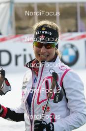 15.01.2012, Milano, Italy (ITA): Chandra Crawford (CAN), Fischer, Rottefella, Swix, One Way  - FIS world cup cross-country, team sprint, Milano (ITA). www.nordicfocus.com. © Hemmersbach/NordicFocus. Every downloaded picture is fee-liable.