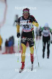 22.01.2012, Otepaeae, Estland (EST): Nicole Fessel (GER), Rossignol, Rottefella, Alpina, One Way, adidas  - FIS world cup cross-country, 10km women, Otepaeae (EST). www.nordicfocus.com. © Hemmersbach/NordicFocus. Every downloaded picture is fee-liable.