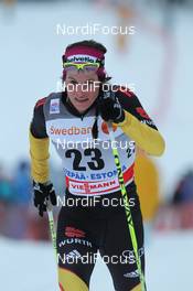 22.01.2012, Otepaeae, Estland (EST): Nicole Fessel (GER), Rossignol, Rottefella, Alpina, One Way, adidas  - FIS world cup cross-country, 10km women, Otepaeae (EST). www.nordicfocus.com. © Hemmersbach/NordicFocus. Every downloaded picture is fee-liable.