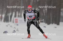 02.02.2012, Moscow, Russia (RUS): Mauro Gruber (SUI), Madshus, Rottefella, Alpina, Odlo  - FIS world cup cross-country, individual sprint, Moscow (RUS). www.nordicfocus.com. © Hemmersbach/NordicFocus. Every downloaded picture is fee-liable.