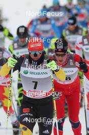 05.02.2012, Rybinsk, Russia (RUS): in the focus: Tobias Angerer (GER), Rossignol, Rottefella, One Way, adidas  - FIS world cup cross-country, skiathlon men, Rybinsk (RUS). www.nordicfocus.com. © Hemmersbach/NordicFocus. Every downloaded picture is fee-liable.