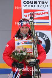 05.02.2012, Rybinsk, Russia (RUS): 3rd Marit Bjoergen (NOR), Fischer, Rottefella, Swix  - FIS world cup cross-country, skiathlon women, Rybinsk (RUS). www.nordicfocus.com. © Hemmersbach/NordicFocus. Every downloaded picture is fee-liable.