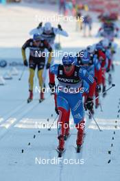 11.02.2012, Nove Mesto, Czech Republic (CZE): final sprint for third rank: in front Maxim Vylegzhanin (RUS), Fischer, Rottefella, Alpina, Swix, adidas  - FIS world cup cross-country, mass men, Nove Mesto (CZE). www.nordicfocus.com. © Hemmersbach/NordicFocus. Every downloaded picture is fee-liable.
