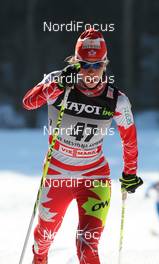 11.02.2012, Nove Mesto, Czech Republic (CZE): Perianne Jones (CAN), Fischer, Rottefella, Alpina, One Way  - FIS world cup cross-country, mass women, Nove Mesto (CZE). www.nordicfocus.com. © Hemmersbach/NordicFocus. Every downloaded picture is fee-liable.
