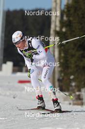 11.02.2012, Nove Mesto, Czech Republic (CZE): Anna Haag (SWE), Atomic, Salomon, One Way, Craft  - FIS world cup cross-country, mass women, Nove Mesto (CZE). www.nordicfocus.com. © Hemmersbach/NordicFocus. Every downloaded picture is fee-liable.