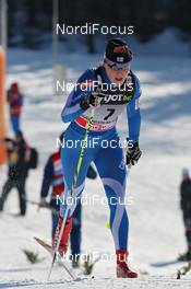 11.02.2012, Nove Mesto, Czech Republic (CZE): Aino Kaisa Saarinen (FIN), Rossignol, Rottefella, Alpina, One Way, Craft  - FIS world cup cross-country, mass women, Nove Mesto (CZE). www.nordicfocus.com. © Hemmersbach/NordicFocus. Every downloaded picture is fee-liable.