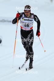 04.03.2012, Lahti, Finland (FIN): Christoph Eigenmann (SUI), Rossignol, Exel, Rottefella, Odlo  - FIS world cup cross-country, individual sprint, Lahti (FIN). www.nordicfocus.com. Â© Laiho/NordicFocus. Every downloaded picture is fee-liable.