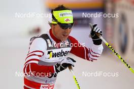 03.03.2012, Lahti, Finland (FIN): Johannes Duerr (AUT), Fischer, One Way, Alpina, Rottefella, Loeffler  - FIS world cup cross-country, skiathlon men, Lahti (FIN). www.nordicfocus.com. Â© Laiho/NordicFocus. Every downloaded picture is fee-liable.
