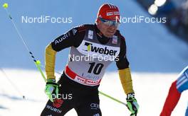 03.03.2012, Lahti, Finland (FIN):  Tobias Angerer (GER), Rossignol, One Way, Rottefella, Adidas - FIS world cup cross-country, skiathlon men, Lahti (FIN). www.nordicfocus.com. Â© Laiho/NordicFocus. Every downloaded picture is fee-liable.