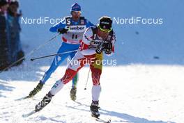 03.03.2012, Lahti, Finland (FIN):  Devon Kershaw (CAN), Fischer, Swix, Salomon, One Way - FIS world cup cross-country, skiathlon men, Lahti (FIN). www.nordicfocus.com. Â© Laiho/NordicFocus. Every downloaded picture is fee-liable.