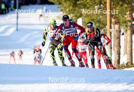 03.03.2012, Lahti, Finland (FIN): Petter Eliassen (NOR), Fischer, Swix, Alpina, Rottefella  - FIS world cup cross-country, skiathlon men, Lahti (FIN). www.nordicfocus.com. Â© Laiho/NordicFocus. Every downloaded picture is fee-liable.