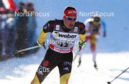 03.03.2012, Lahti, Finland (FIN): Hanner Dotzler (GER), Fischer, Swix, Alpina, Rottefella, Adidas  - FIS world cup cross-country, skiathlon men, Lahti (FIN). www.nordicfocus.com. Â© Laiho/NordicFocus. Every downloaded picture is fee-liable.