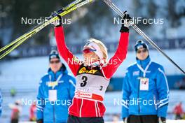 03.03.2012, Lahti, Finland (FIN):  Therese Johaug (NOR), Fischer, Swix, Salomon - FIS world cup cross-country, skiathlon women, Lahti (FIN). www.nordicfocus.com. Â© Laiho/NordicFocus. Every downloaded picture is fee-liable.