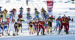 03.03.2012, Lahti, Finland (FIN): women's mass start  - FIS world cup cross-country, skiathlon women, Lahti (FIN). www.nordicfocus.com. Â© Laiho/NordicFocus. Every downloaded picture is fee-liable.