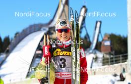 03.03.2012, Lahti, Finland (FIN):  Therese Johaug (NOR), Fischer, Swix, Salomon - FIS world cup cross-country, skiathlon women, Lahti (FIN). www.nordicfocus.com. Â© Laiho/NordicFocus. Every downloaded picture is fee-liable.