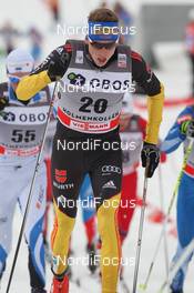 10.03.2012, Oslo, Norway (NOR): Tim Tscharnke (GER), Fischer, Alpina, Rottefella, Swix, Adidas  - FIS world cup cross-country, mass men, Oslo (NOR). www.nordicfocus.com. © Hemmersbach/NordicFocus. Every downloaded picture is fee-liable.