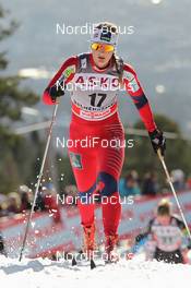 11.03.2012, Oslo, Norway (NOR): Ingvild Flugstad Oestberg (NOR), Madshus, Rottefella, Swix, Alpina  - FIS world cup cross-country, mass women, Oslo (NOR). www.nordicfocus.com. © Hemmersbach/NordicFocus. Every downloaded picture is fee-liable.