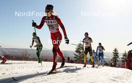 11.03.2012, Oslo, Norway (NOR): Martine Ek Hagen (NOR), Rossignol, KV+, Rottefella, Swix  - FIS world cup cross-country, 30km mass women, Oslo (NOR). www.nordicfocus.com.Â© Laiho/NordicFocus. Every downloaded picture is fee-liable.