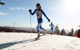 11.03.2012, Oslo, Norway (NOR): Laura Ahervo (FIN), Madshus, Rottefella, Craft  - FIS world cup cross-country, 30km mass women, Oslo (NOR). www.nordicfocus.com.Â© Laiho/NordicFocus. Every downloaded picture is fee-liable.